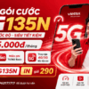Gói 5G135N Viettel - 6GB/Ngày, Miễn Phí TV360 Basic Và 20GB MyBox