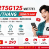 Gói 12T5G125 Viettel 500GB/Tháng - Đăng Ký Một Lần, Dùng Data Suốt 12 Tháng
