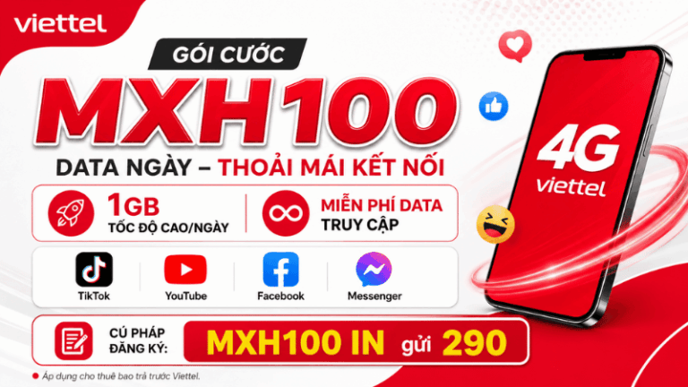 Gói MXH100 Viettel