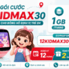 Gói 12KIDMAX30 Viettel Cho Đồng Hồ Định Vị Trẻ Em
