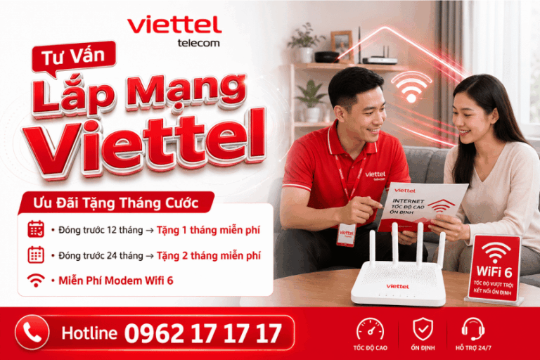 Tư Vấn Lắp Mạng Viettel Giá Rẻ