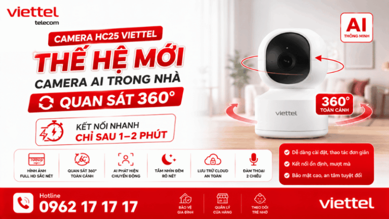 Camera HC25 Viettel Thế Hệ Mới
