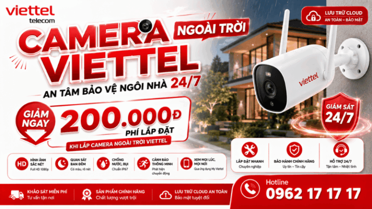 Camera Ngoài Trời Viettel