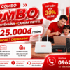 Combo Internet + Truyền Hình + Camera Viettel Chỉ Từ 225.000đ/Tháng - Giải Pháp 3 Trong 1 Cho Gia Đình