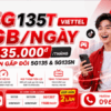 Gói 5G135T Viettel – 11GB/Ngày Chỉ 135.000đ/Tháng, Data Gần Gấp Đôi 5G135 & 5G135N