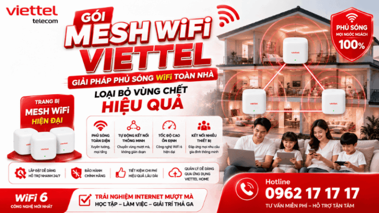 Gói Mesh WiFi Viettel