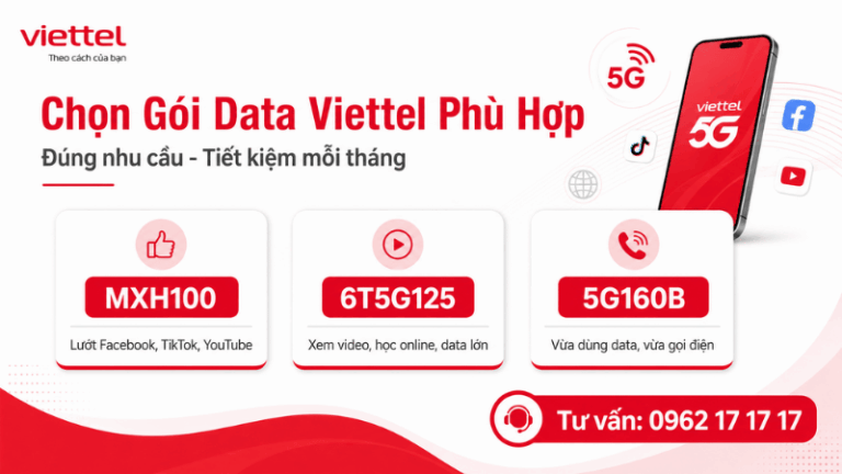 Chọn Gói Data Viettel Phù Hợp