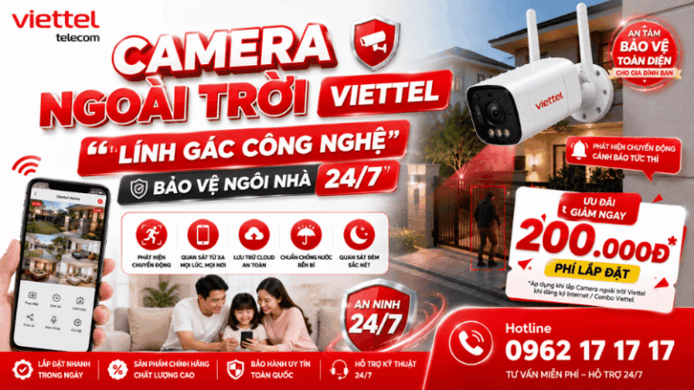 Camera Ngoài Trời Viettel
