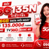 Gói 5G135N Viettel – 6GB Data Mỗi Ngày Chỉ 135.000đ/Tháng, Tặng TV360 Basic 4K