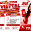 Top 2 Gói Cước 5G Viettel Được Đăng Ký Nhiều Nhất - Data Khủng, TV360 4K Miễn Phí
