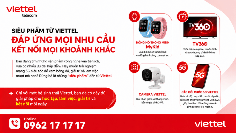 Hệ Sinh Thái Viettel - Giải Pháp Công Nghệ Toàn Diện Cho Gia Đình Và Cá Nhân Năm 2026