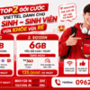 Top 2 Gói Cước Viettel Dành Cho Học Sinh Sinh Viên Vừa Khỏe Vừa Rẻ