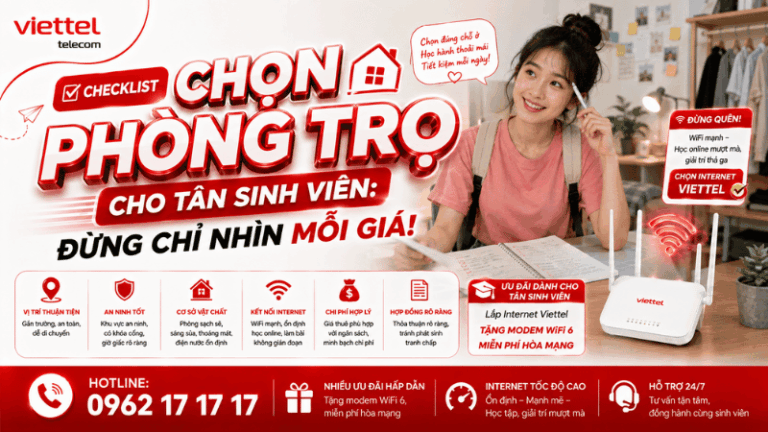 Checklist Chọn Phòng Trọ Cho Tân Sinh Viên