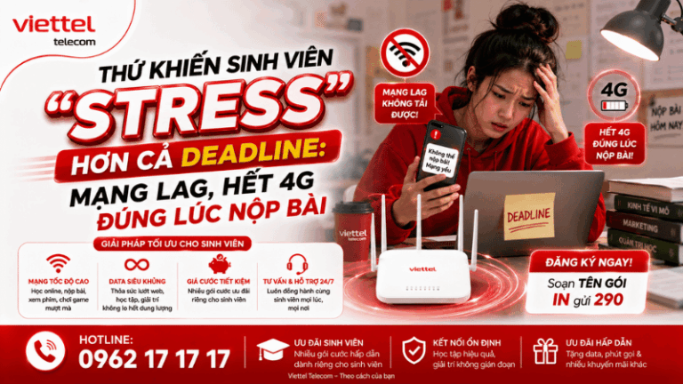 Mạng Lag, Hết 4G Đúng Lúc Nộp Bài