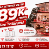 Lắp Internet Viettel 289K/Tháng - Modem WiFi 6 + 2 Mesh WiFi, Phủ Sóng Toàn Nhà