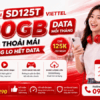 Gói SD125T Viettel - 300GB Data Mỗi Tháng, Dùng Thoải Mái Không Lo Hết Data