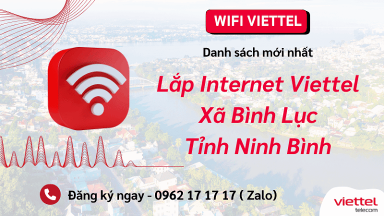 Dịch Vụ Internet Viettel Xã Bình Lục Ninh Bình