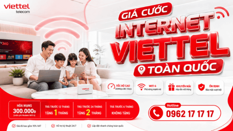 Thông Báo Viettel Tăng Giá Cước Internet